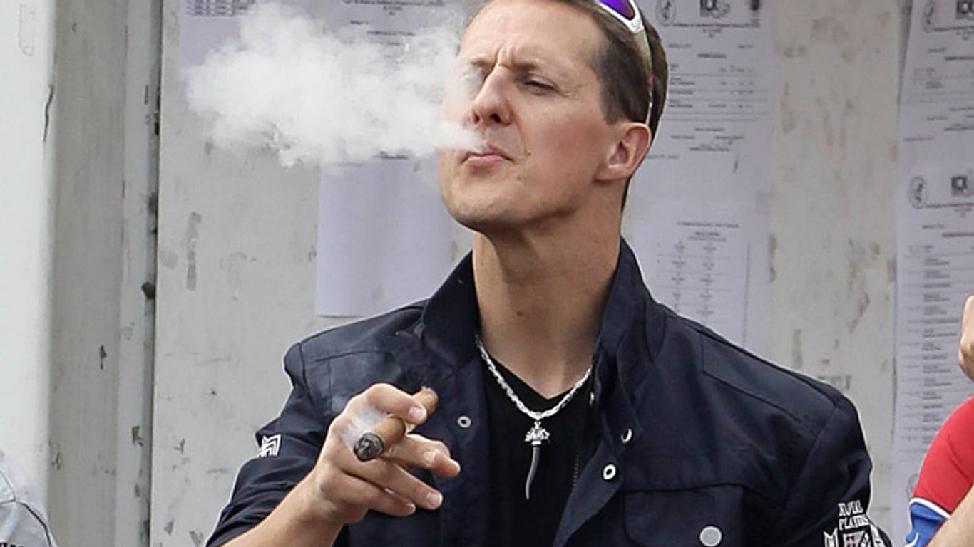 Rauchzeichen: Für Michael Schumacher steht der künftige Weltmeister der Formel 1 schon fest.