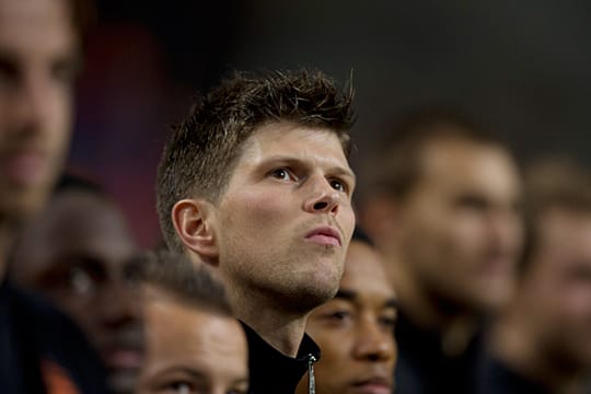 Klaas-Jan Huntelaar hat Ärger mit Louis van Gaal.