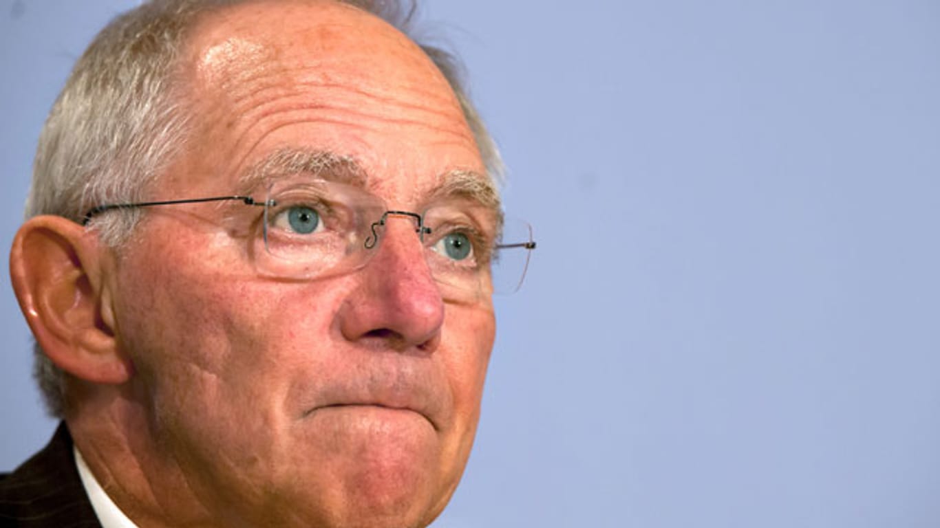 Bundesfinanzminister Wolfgang Schäuble (CDU)