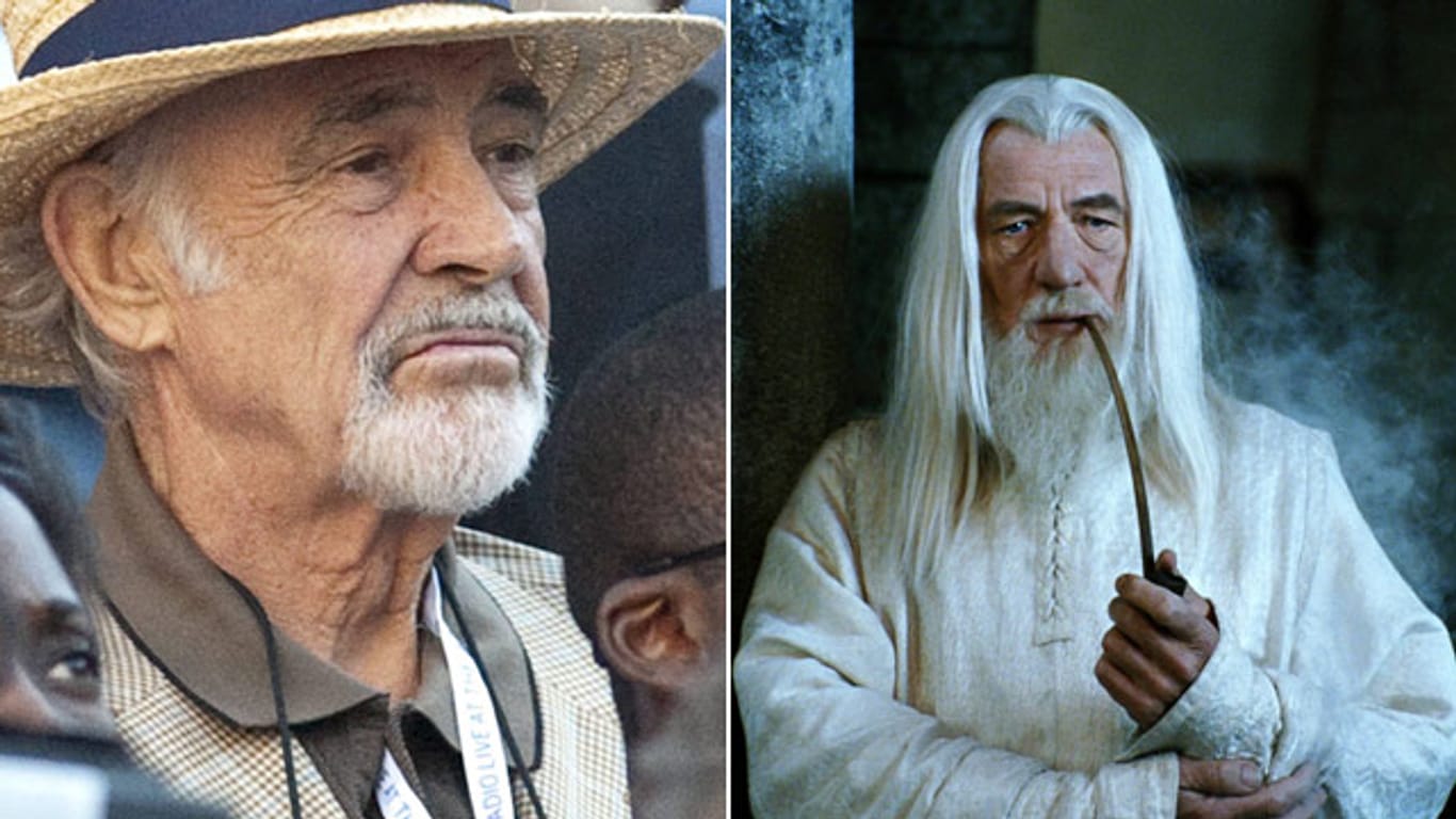 Trauriger Sean Connery: Als Gandalf hätte er sich dumm und dämlich verdient.