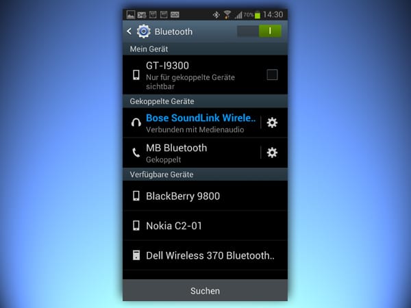 Android: Bluetooth-Geräte koppel