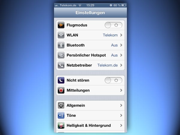 iPhone: Bluetooth aktivieren