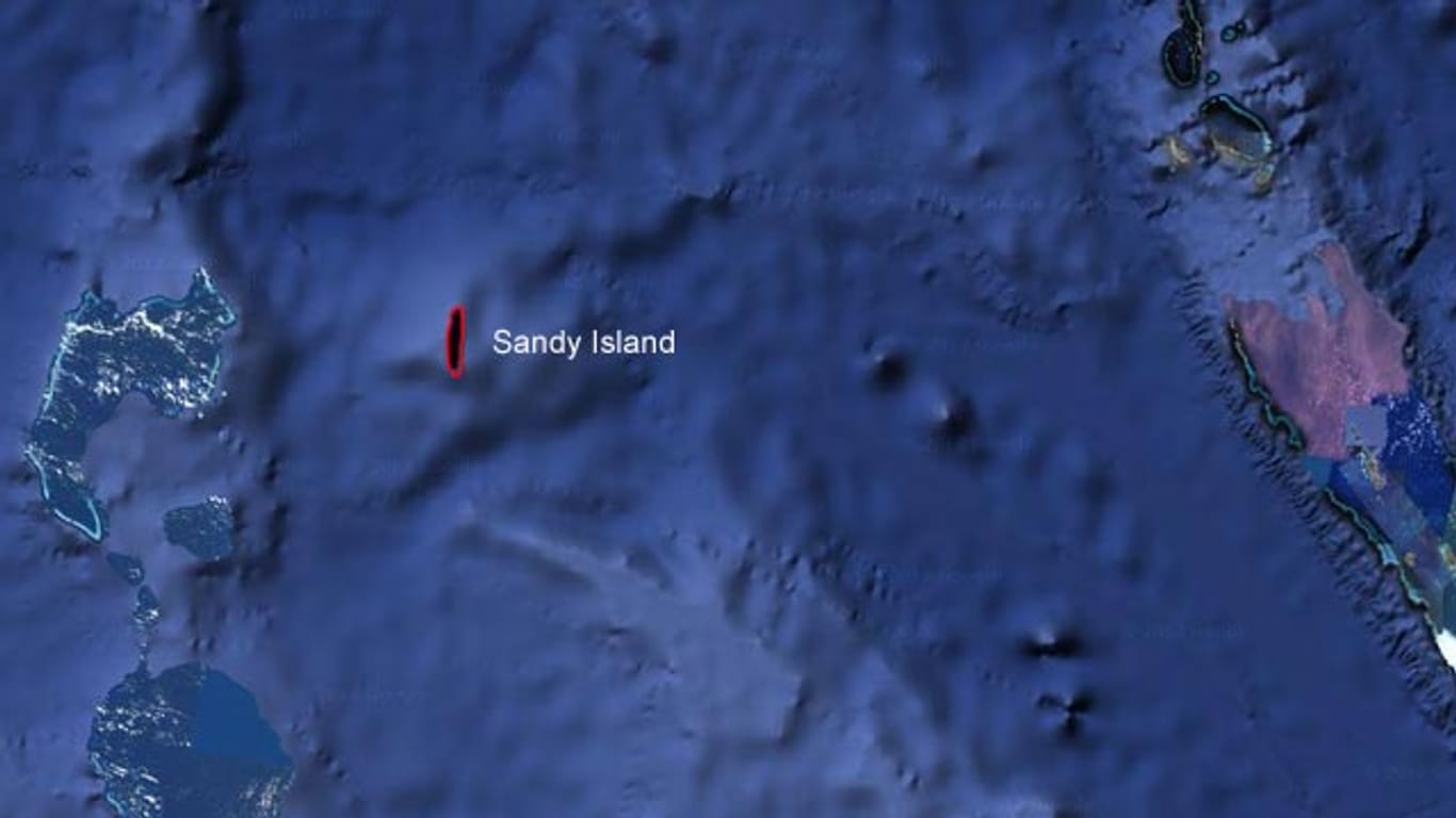 Sandy Island ist bei Google Earth