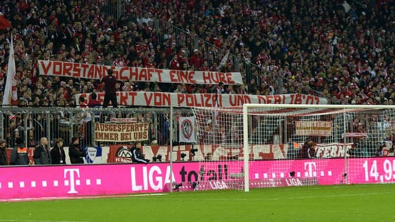 Fankurve des FC Bayern München