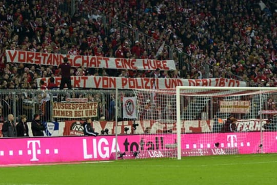 Fankurve des FC Bayern München