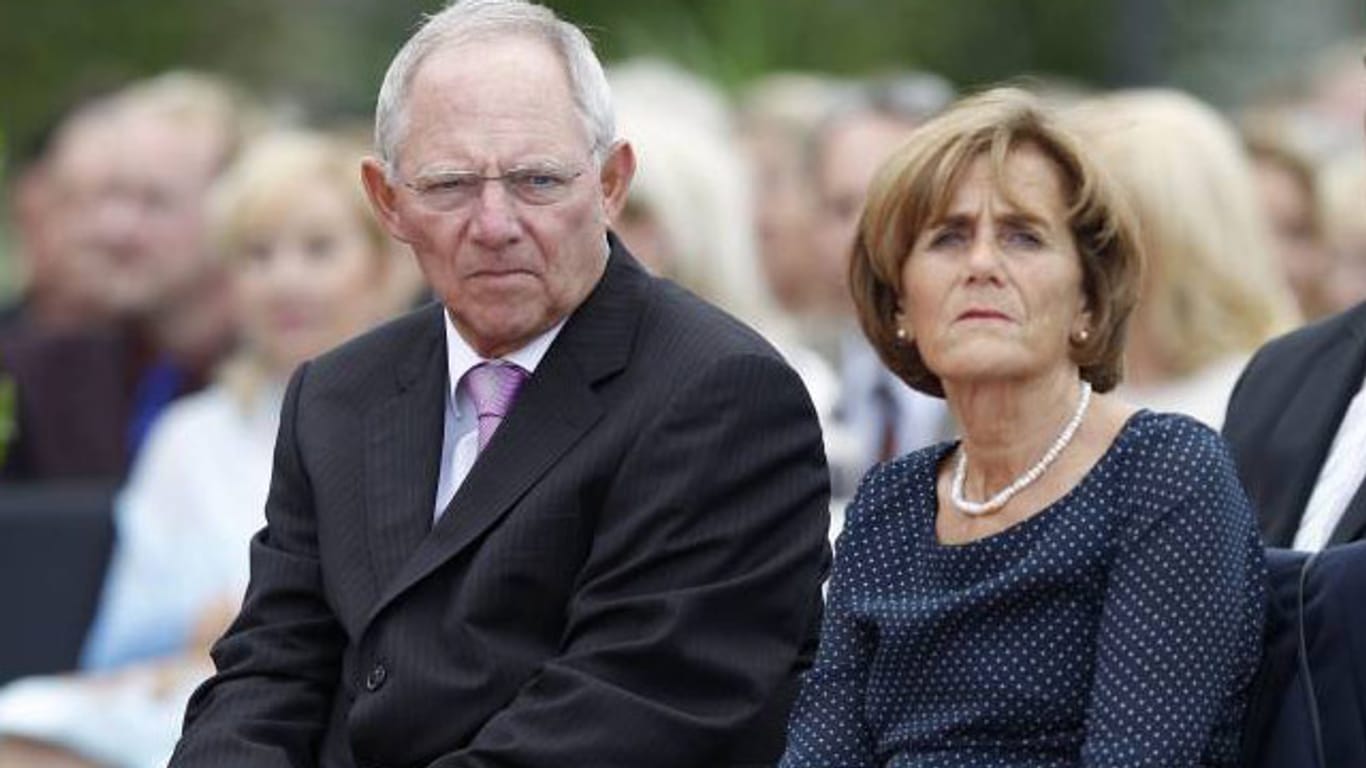 Finanzminister Wolfgang Schäuble und seine Ehefrau Ingeborg