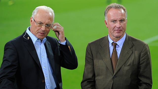 Nicht immer einer Meinung: Franz Beckenbauer (li.) und Karl-Heinz Rummenigge. Nicht immer einer Meinung: Franz Beckenbauer (li.) und Karl-Heinz Rummenigge.