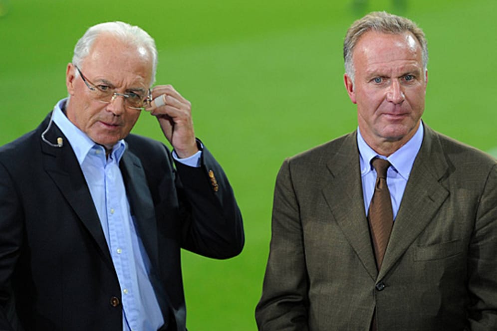 Nicht immer einer Meinung: Franz Beckenbauer (li.) und Karl-Heinz Rummenigge.