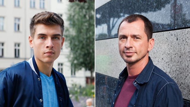 Moritz (l.) und David sind HIV-Positiv. Für eine neue Aufklärungskampagne gehen sie ganz offen mit ihrer Krankheit um. Moritz (l.) und David sind HIV-Positiv. Für eine neue Aufklärungskampagne gehen sie ganz offen mit ihrer Krankheit um.