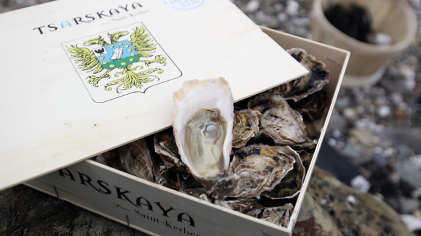 Die "Tsarskaya"- Auster gilt als echte Delikatesse unter Feinschmeckern.