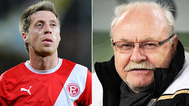 Fortuna Düsseldorfs Andreas Lambertz musste auf Anordnung von Sportvorstand Wolf Werner ein TV-Interview abbrechen. Fortuna Düsseldorfs Andreas Lambertz musste auf Anordnung von Sportvorstand Wolf Werner ein TV-Interview abbrechen.