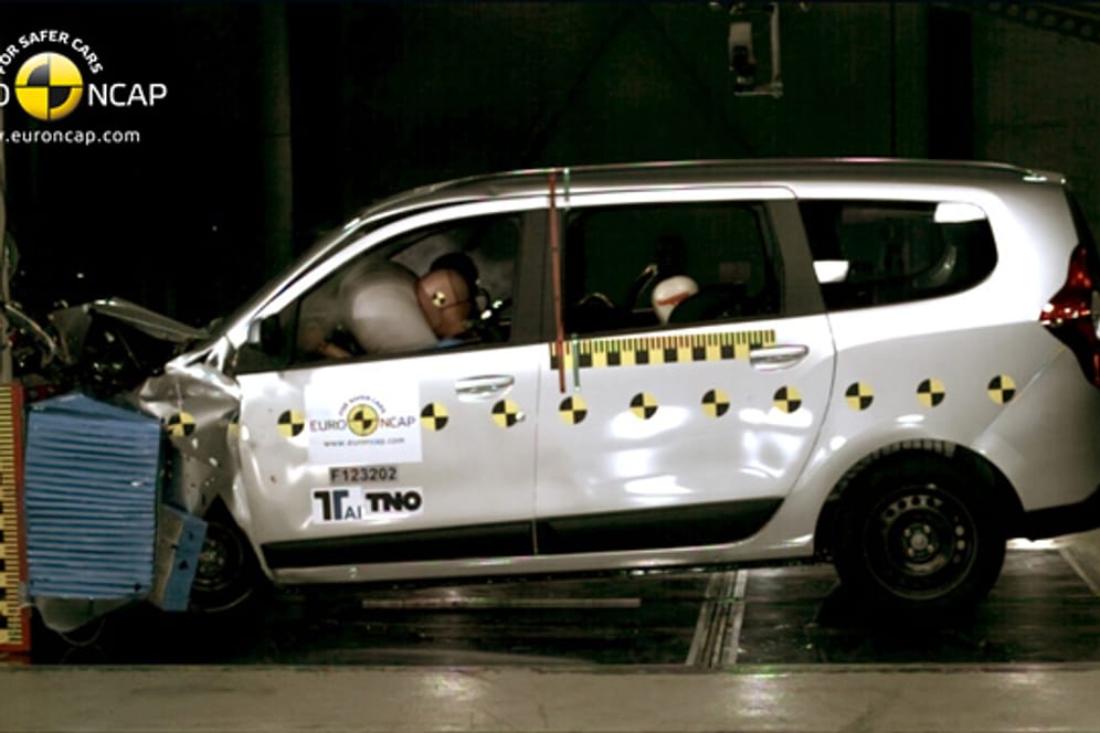 Dacia Lodgy versagt beim Crashtest