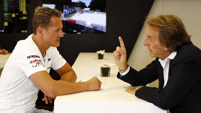 Ferrari-Boss Montezemolo ist auf Michael Schumacher derzeit nicht gut zu sprechen. Ferrari-Boss Montezemolo ist auf Michael Schumacher derzeit nicht gut zu sprechen.