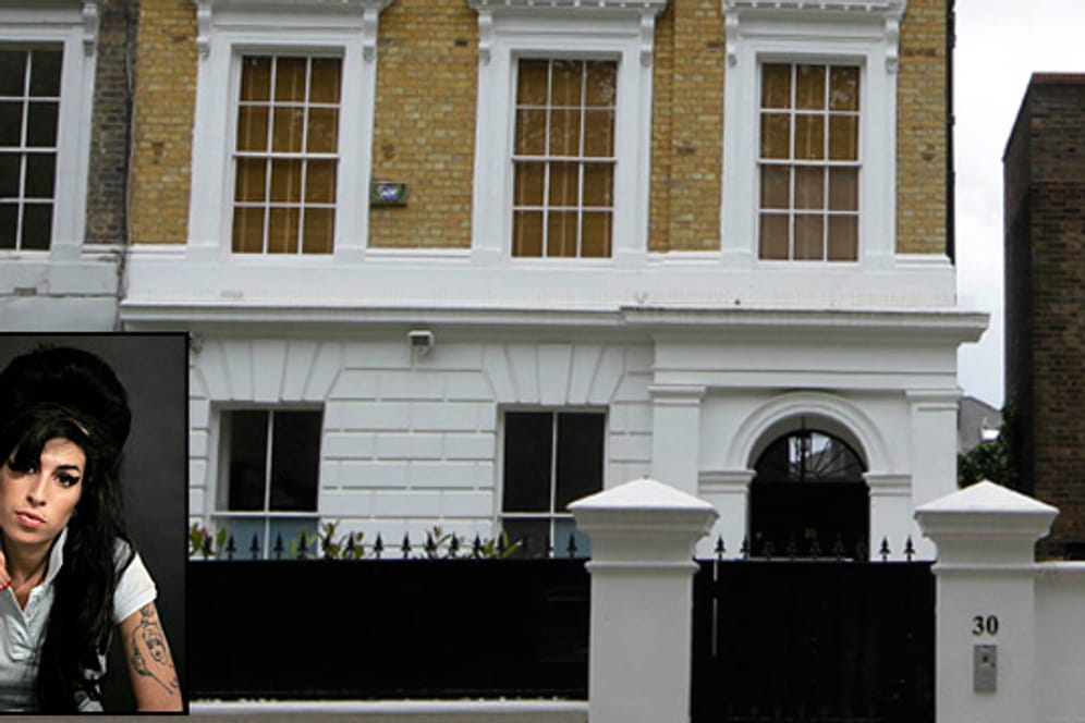 Amy Winehouse' Haus in London wurde für rund 2,5 Millionen Euro versteigert.