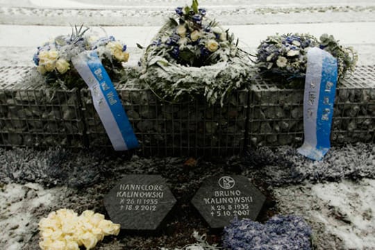 Der Fan-Friedhof des FC Schalke 04.