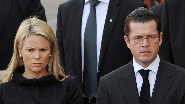 Karl-Theodor zu Guttenberg und Frau Stephanie