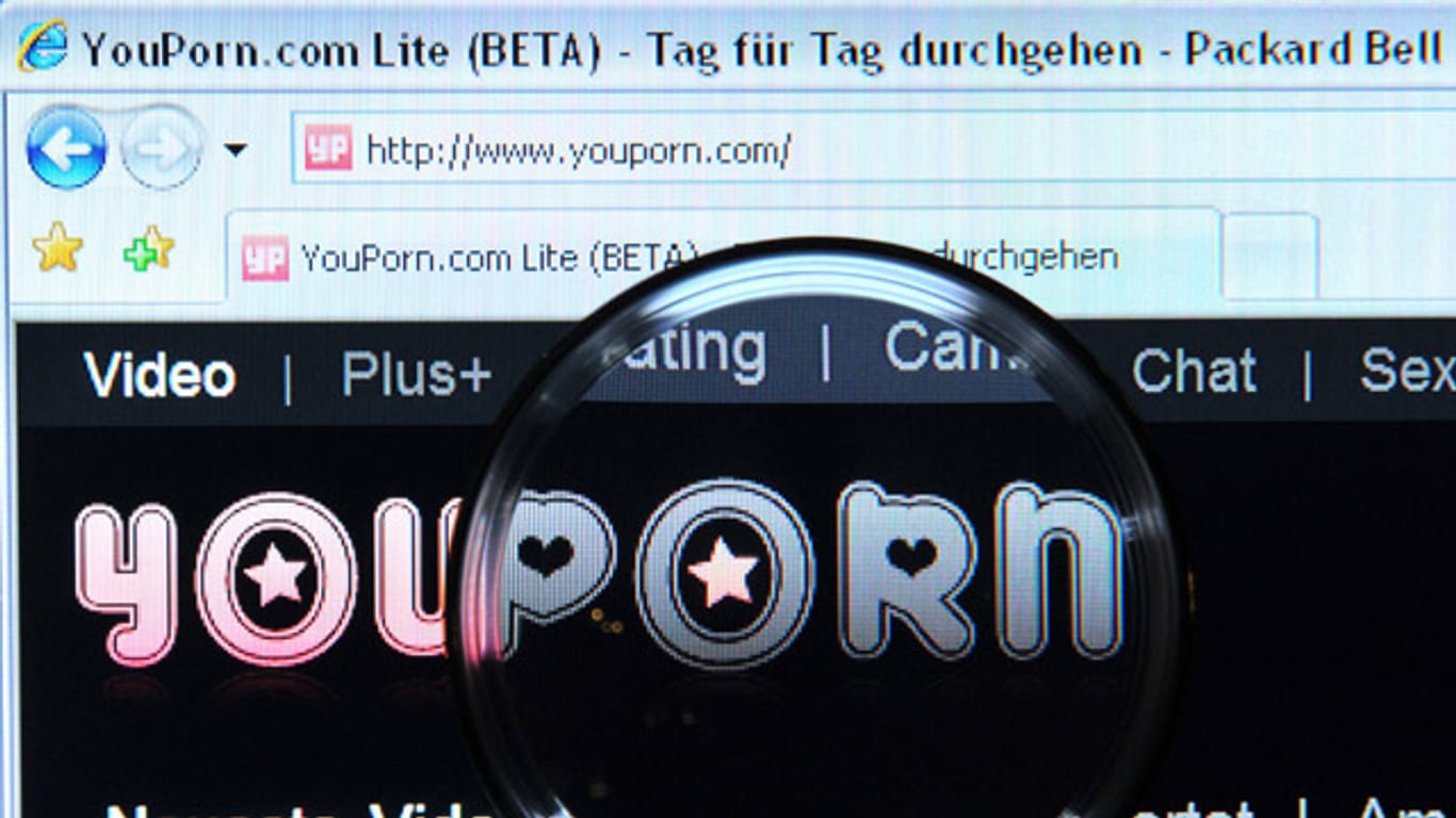 Screenshot der youporn.com-Internetseite.