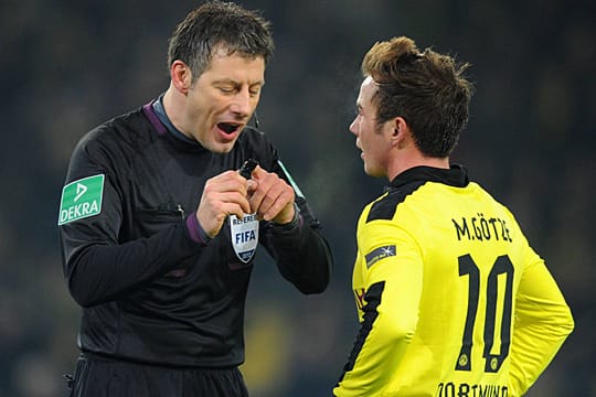 Wolfgang Stark und Mario Götze