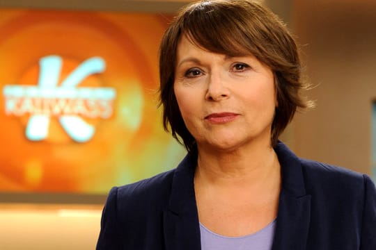 Moderatorin Angelika Kallwass muss ihr Studio räumen.