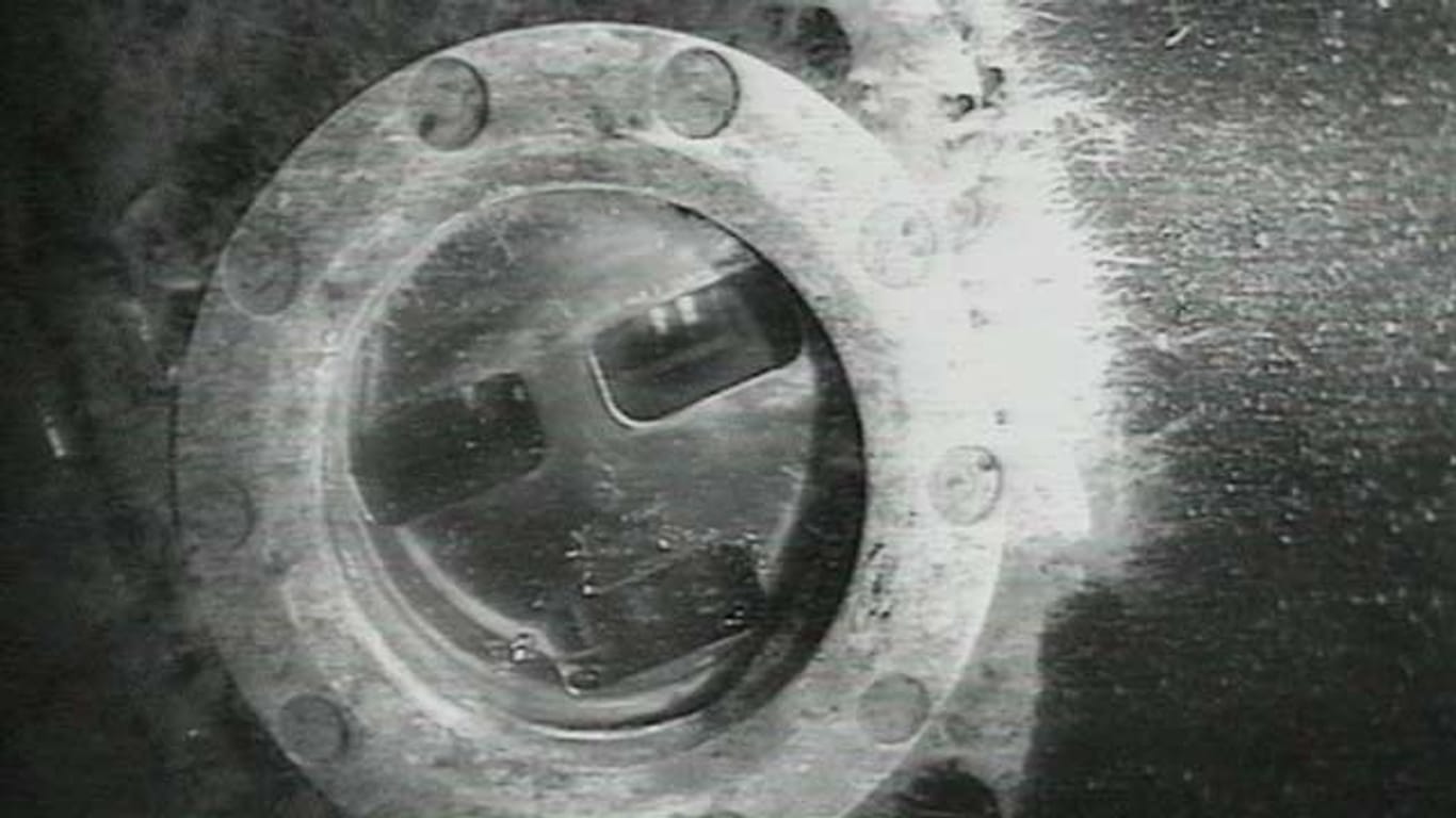 Das Wrack eines russischen U-Bootes aus dem 2. Weltkrieg