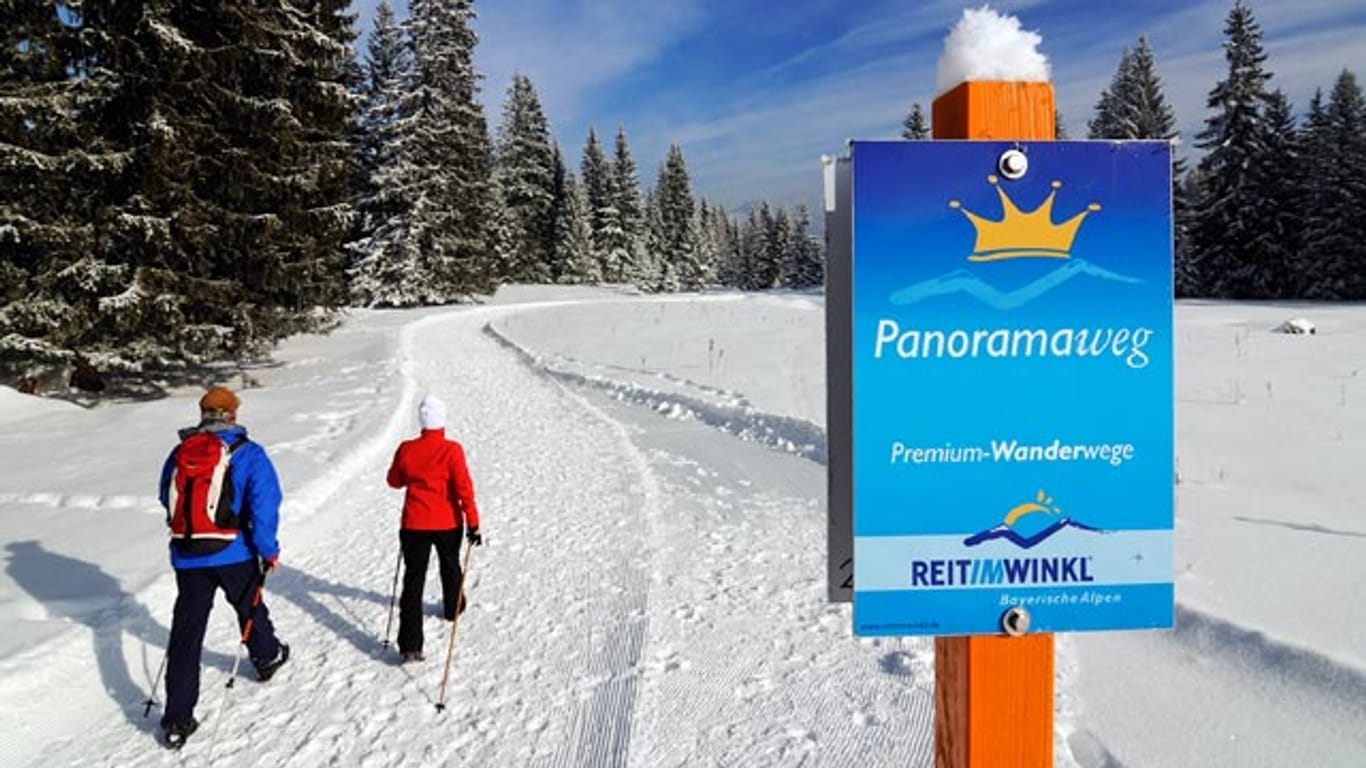 Premium Winterwanderweg in Reit im Winkl.
