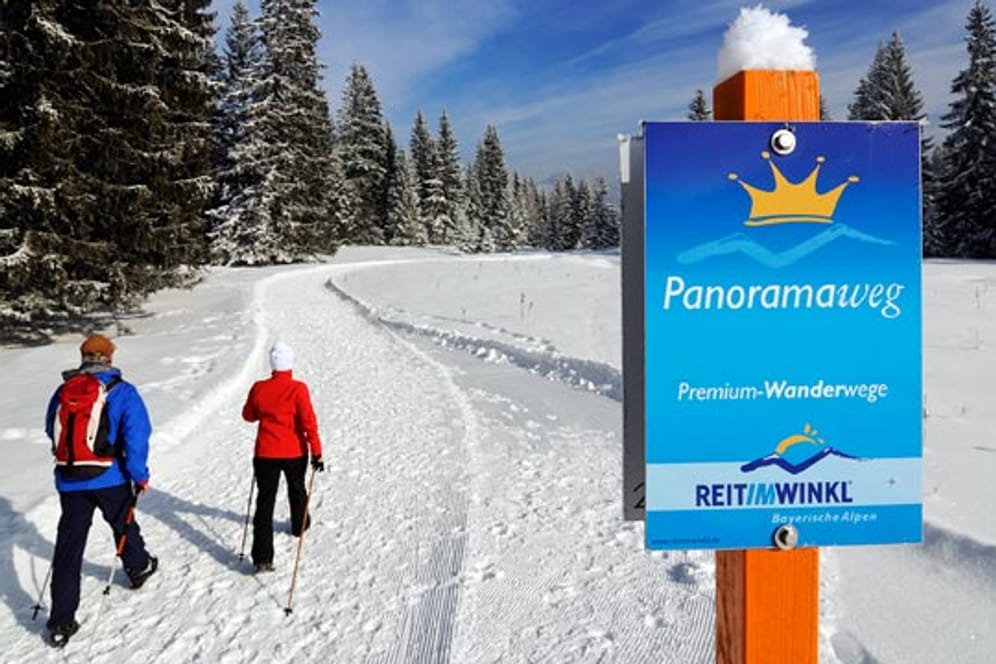 Premium Winterwanderweg in Reit im Winkl.