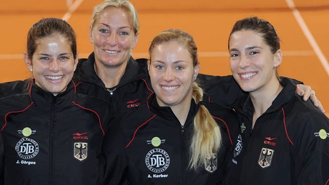 Julia Görges, Barbara Rittner, Angelique Kerber und Andrea Petkovic.