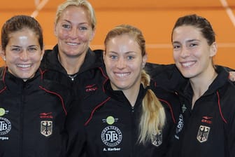 Julia Görges, Barbara Rittner, Angelique Kerber und Andrea Petkovic.