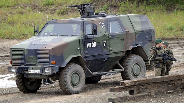 Ein ABC-Spürpanzer vom Typ Dingo 2 der Bundeswehr.