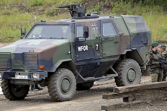 Ein ABC-Spürpanzer vom Typ Dingo 2 der Bundeswehr.