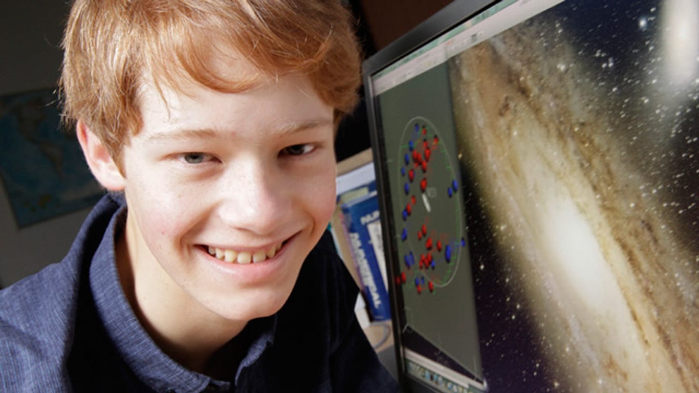 Mit gerade einmal 15 Jahren hat es der französische Gymnasiast Neil Ibata als Mitverfasser einer Astrophysikstudie in das britische Fachmagazin "Nature" geschafft.
