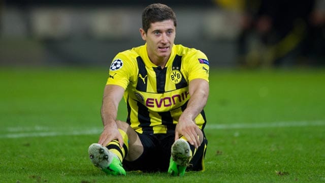 Robert Lewandowski von Borussia Dortmund Robert Lewandowski von Borussia Dortmund