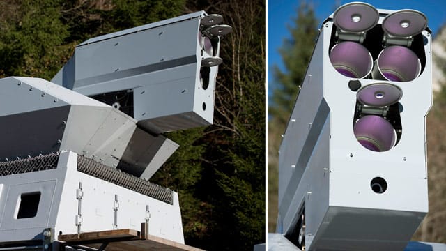 Hochenergie-Laser des Unternehmens Rheinmetall Defence Hochenergie-Laser des Unternehmens Rheinmetall Defence