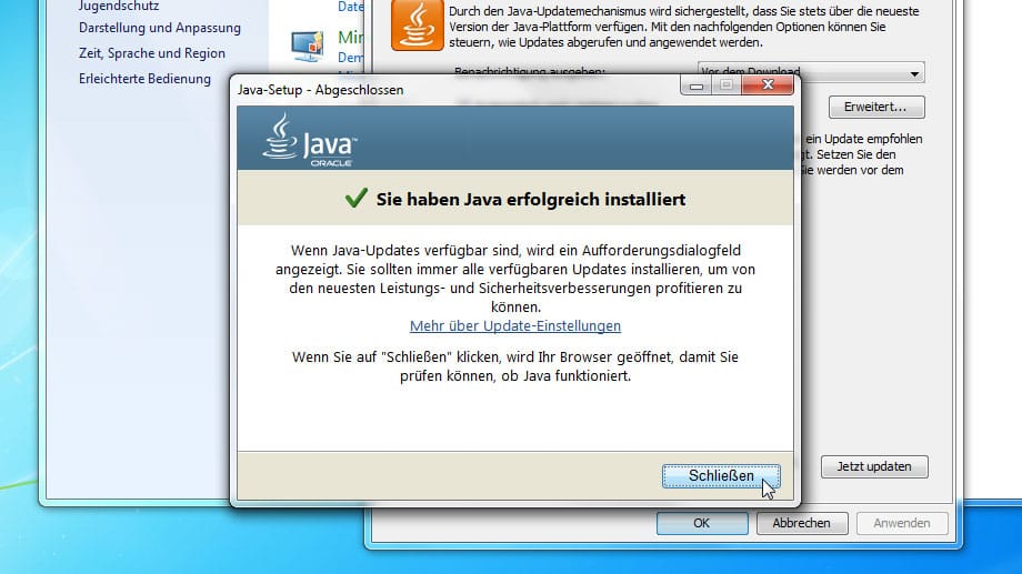 Java-Update installieren