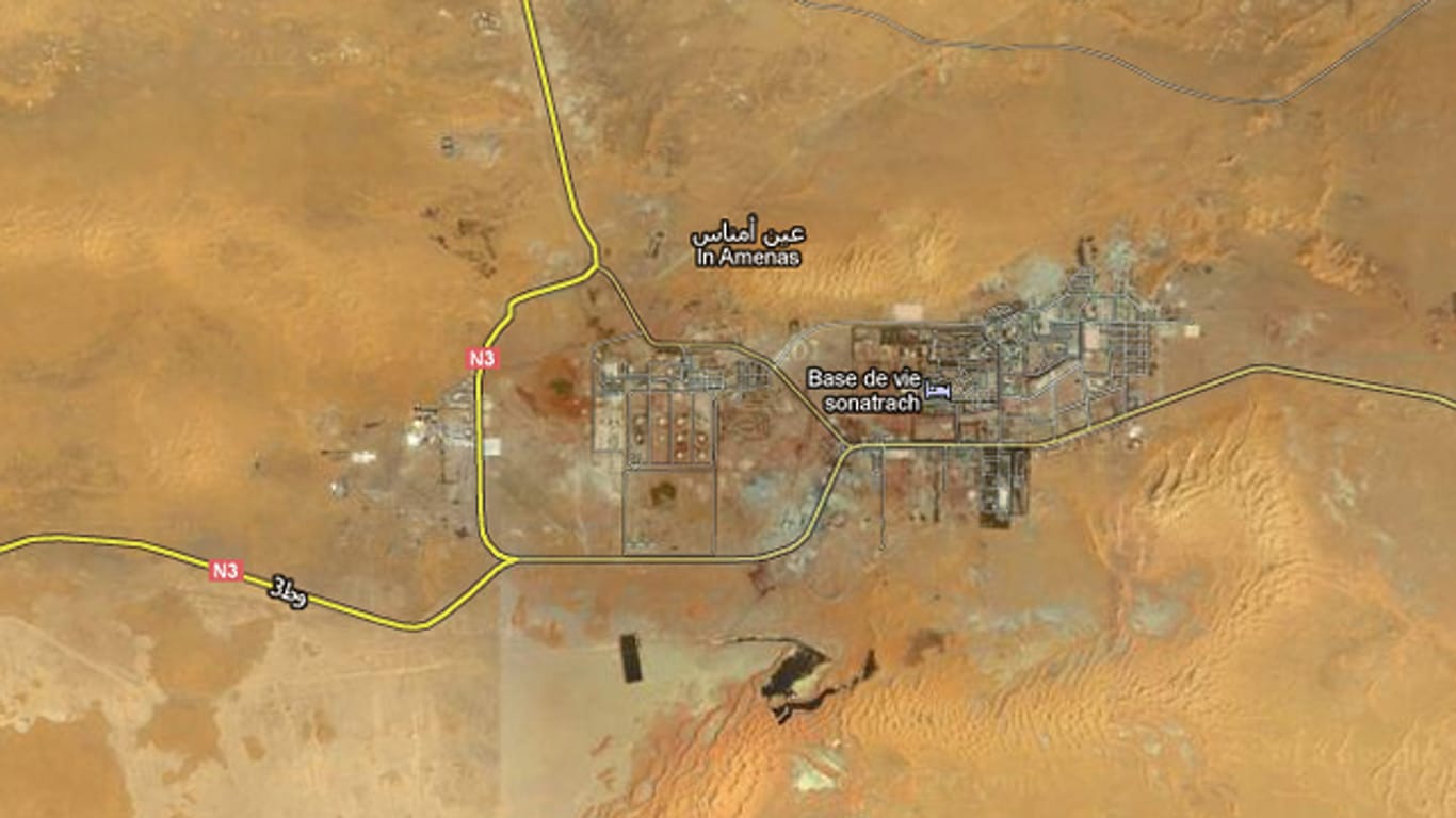 Der angegriffene Standort befindet sich in der Nähe der algerischen Stadt Ain Amenas