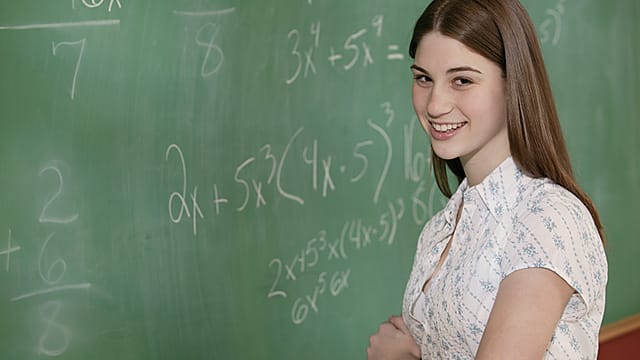 Nicht Intelligenz ist für gute Mathe-Noten entscheidend.