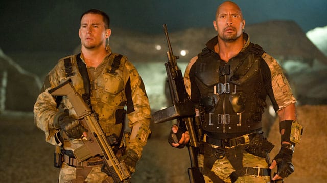 Was ist denn jetzt los? Channing Tatum (li.) und Dwayne Johnson warten auf eine Erleuchtung.