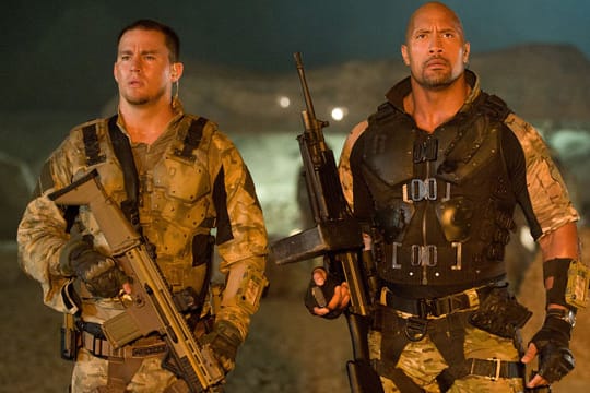 Was ist denn jetzt los? Channing Tatum (li.) und Dwayne Johnson warten auf eine Erleuchtung.