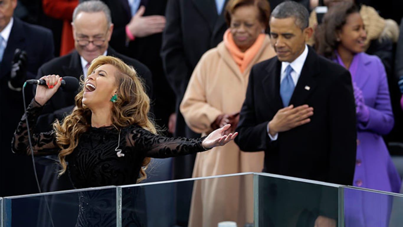 Beyoncé bei der Amtseinführung von Präsident Obama: Kam ihre Stimme aus der Konserve?