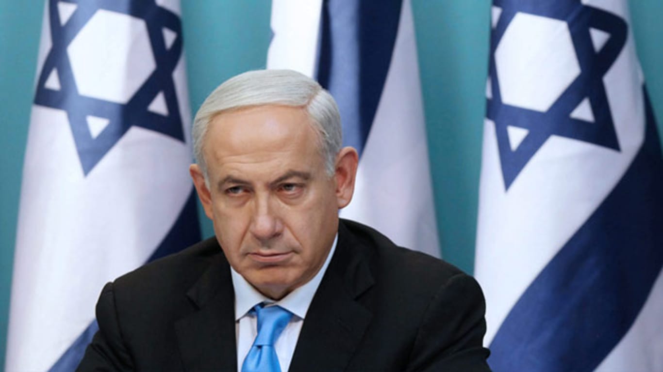 Israels Regierungschef nach der Wahlpleite seiner Partei Likud-Beitenu.