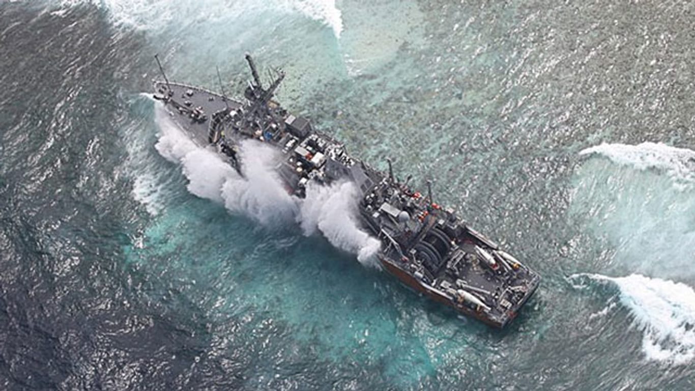 US-Kriegsschiff beschädigt Korallenriff auf Philippinen