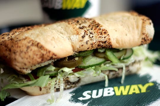 Sind die Sandwiches von Subway zu klein?