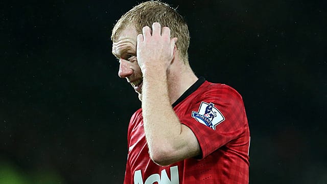 Paul Scholes hat sich nicht sonderlich schlau angestellt.