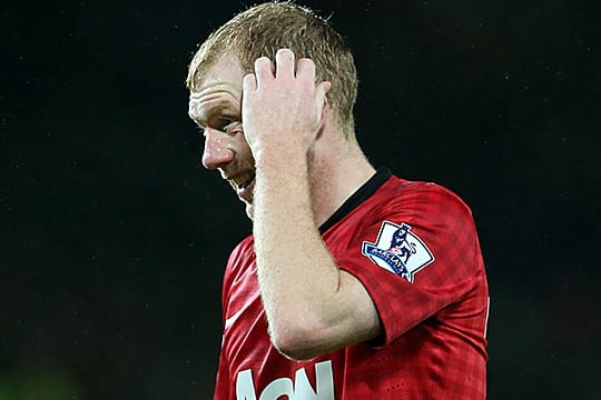 Paul Scholes hat sich nicht sonderlich schlau angestellt.