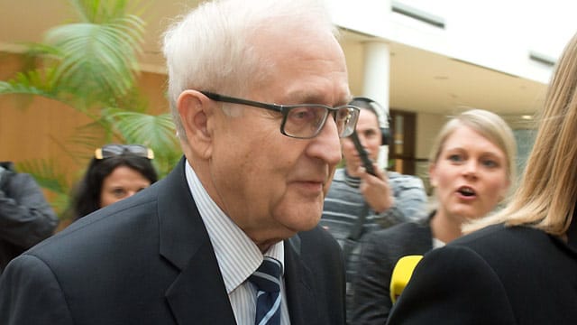 Rainer Brüderle beim Pressefrühstück am Mittwoch.