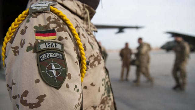 Bundeswehr-Soldat der ISAF-Schutztruppe in Afghanistan.