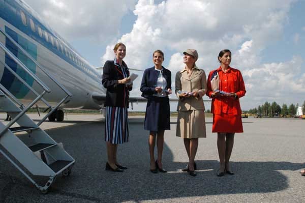 Finn Air: Die skandinavische Airline sicherte sich im Mode-Ranking den fünften Platz.