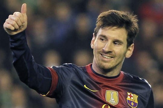 Barcelonas Top-Torjäger Lionel Messi kann - zumindest aus finanzieller Sicht - die nächsten fünf Jahre getrost die Füße hochlegen.