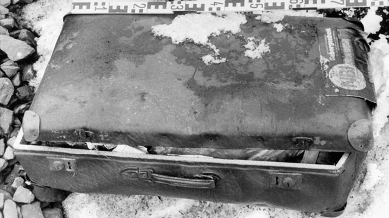 In diesem Koffer fand die Polizei 1981 die Leiche des sieben Jahre alten Lars