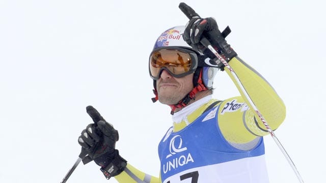 Jubelnder Skandinavier: Der Norweger Aksel Lund Svindal war in der WM-Abfahrt von Schladming nicht zu schlagen.